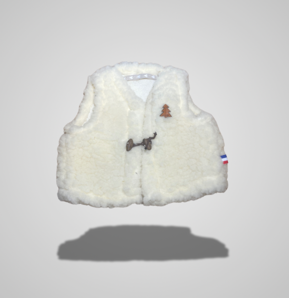 Veste sans manches-Laine de Lorraine
